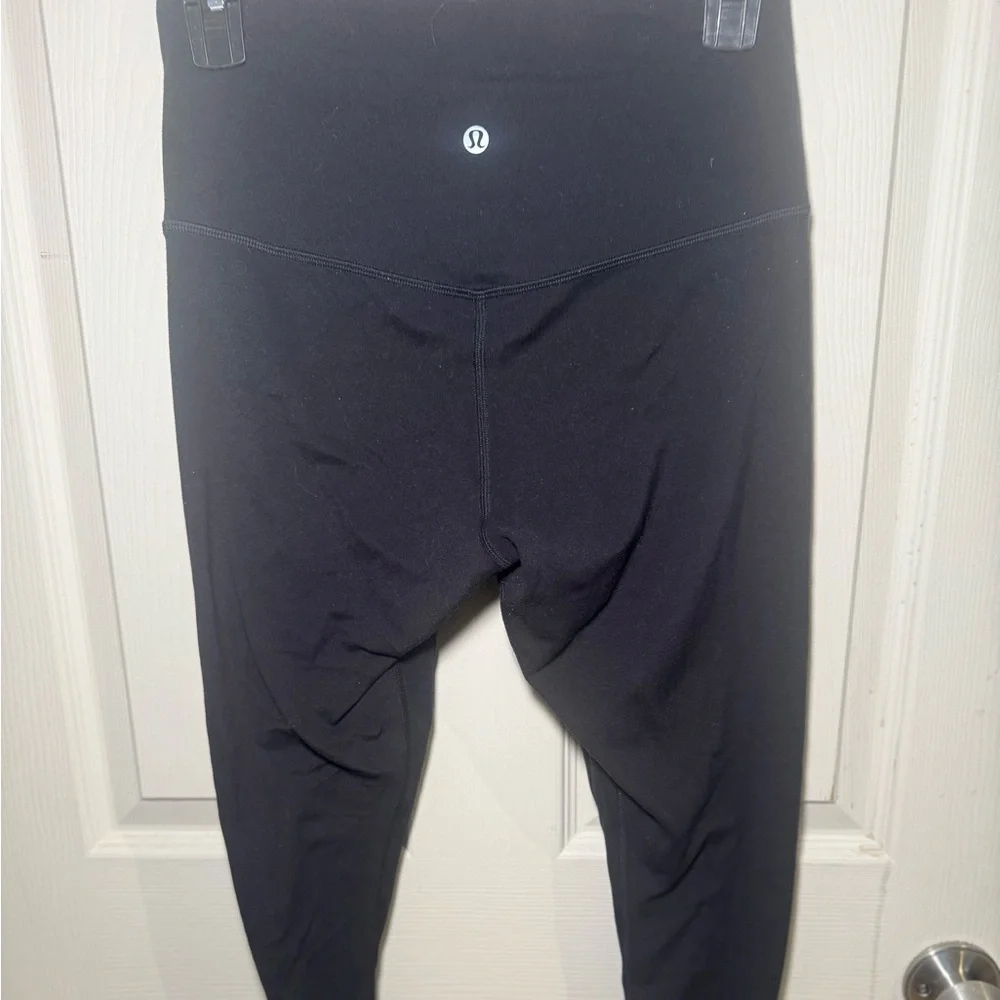 Lululemon Align HR Pant 25” Nulu Size 8 Black Granite BGNT 52624 - Picture 5 of 12